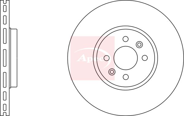 Apec DSK2377 Brake Disc - 2