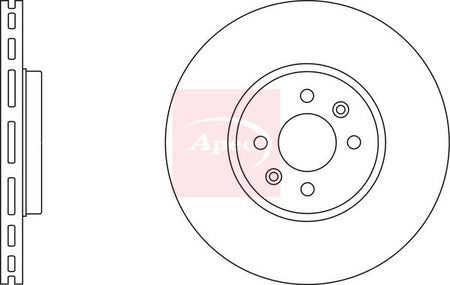 Apec DSK2377 Brake Disc - 2