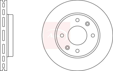 Apec DSK2379 Brake Disc - 1