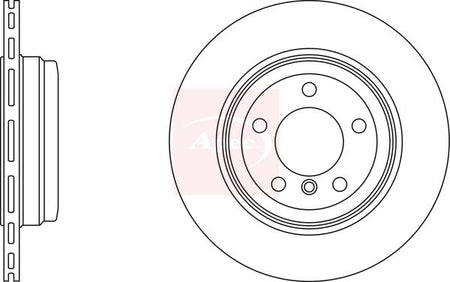 Apec DSK2383 Brake Disc - 1