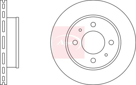 Apec DSK2389 Brake Disc - 1