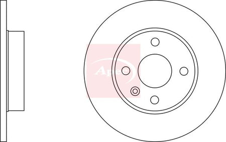 Apec DSK2390 Brake Disc - 1