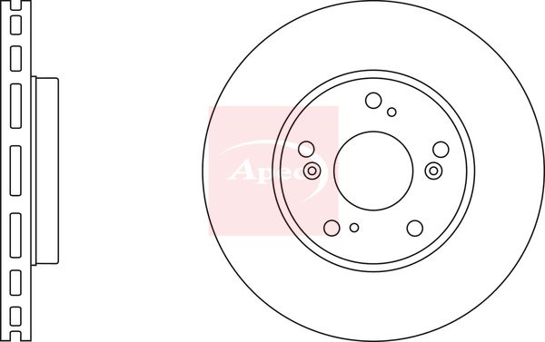 Apec DSK2394 Brake Disc - 1