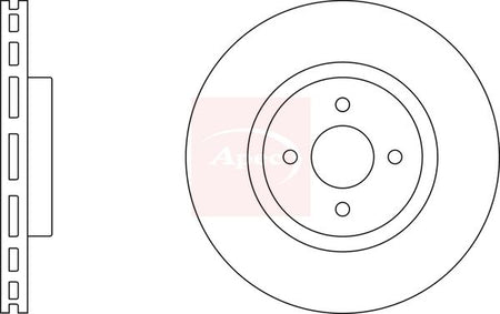 Apec DSK2397 Brake Disc - 1