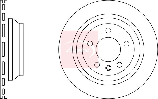 Apec DSK2400 Brake Disc - 1
