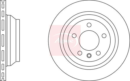 Apec DSK2400 Brake Disc - 1
