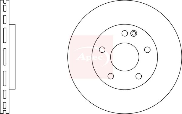 Apec DSK2403 Brake Disc - 1