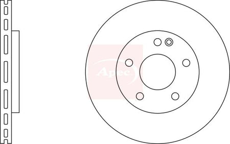 Apec DSK2403 Brake Disc - 1