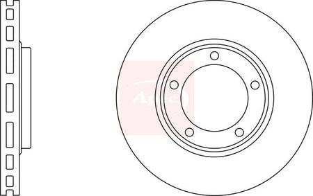 Apec DSK2406 Brake Disc - 1