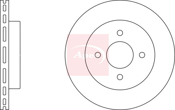 Apec DSK2409 Brake Disc - 1