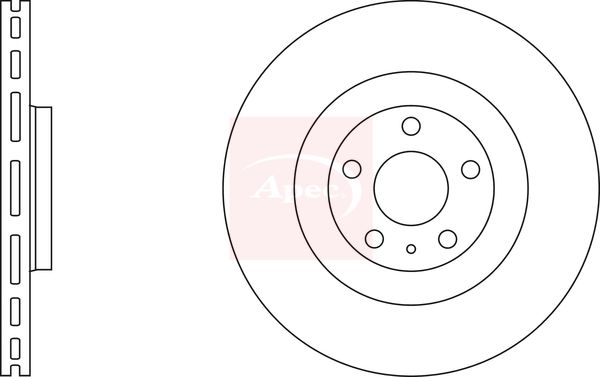 Apec DSK2410 Brake Disc - 1
