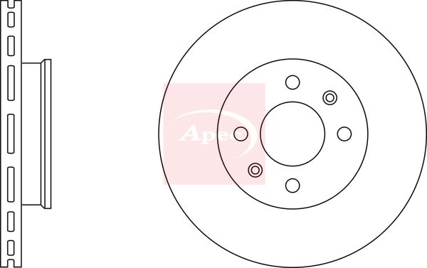 Apec DSK2412 Brake Disc - 2