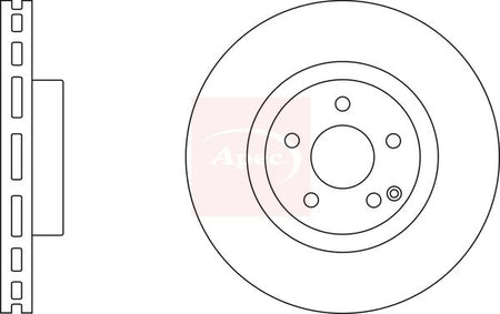 Apec DSK2417 Brake Disc - 1