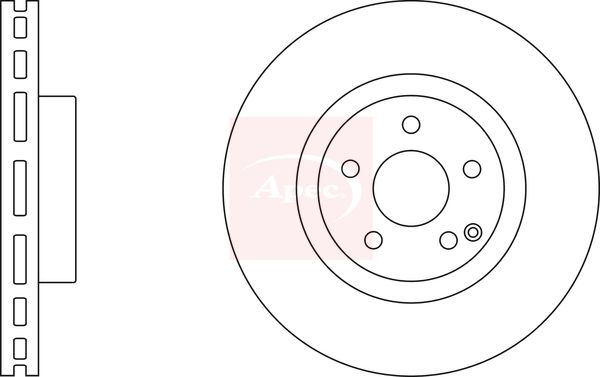 Apec DSK2417 Brake Disc - 1