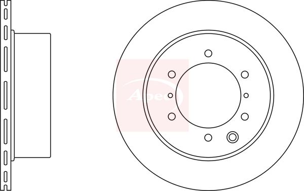Apec DSK2418 Brake Disc - 1