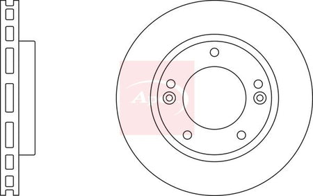 Apec DSK2421 Brake Disc - 1