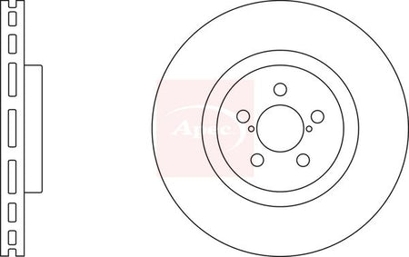 Apec DSK2423 Brake Disc - 1