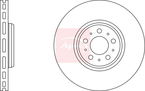 Apec DSK2424 Brake Disc - 2