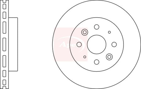 Apec DSK2440 Brake Disc - 1