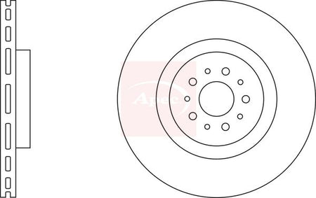 Apec DSK2458 Brake Disc - 1