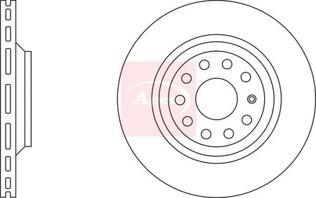 Apec DSK2460 Brake Disc - 1