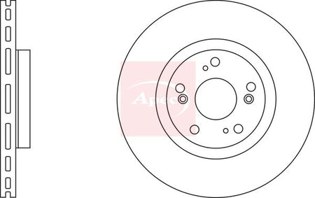 Apec DSK2463 Brake Disc - 1