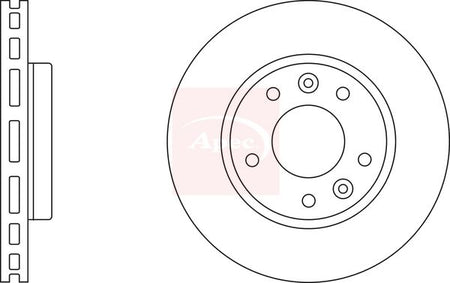 Apec DSK2465 Brake Disc - 1