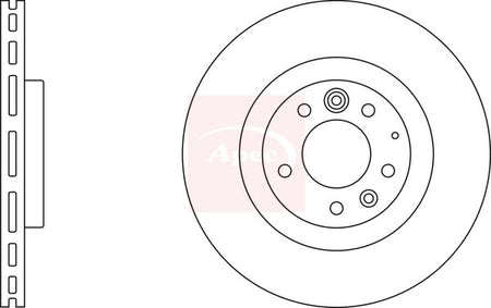 Apec DSK2466 Brake Disc - 1