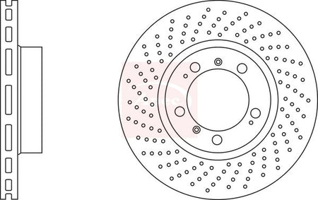 Apec DSK2467 Brake Disc - 1