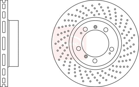 Apec DSK2468 Brake Disc - 1