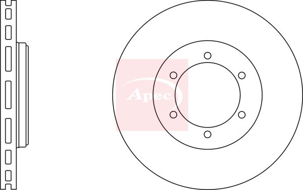 Apec DSK2469 Brake Disc - 1