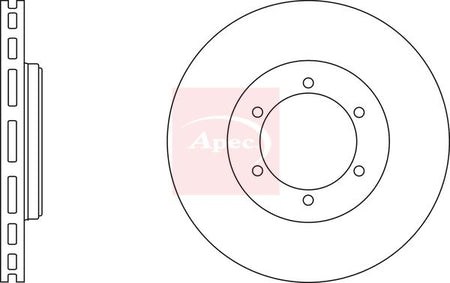 Apec DSK2469 Brake Disc - 1