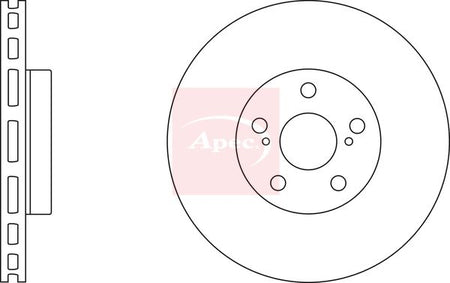 Apec DSK2471 Brake Disc - 1
