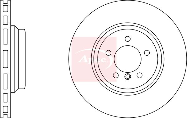 Apec DSK2476 Brake Disc - 1