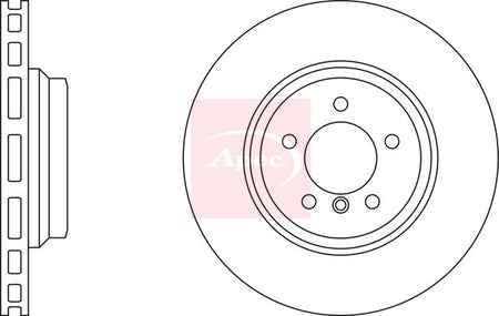 Apec DSK2476 Brake Disc - 1