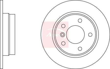 Apec DSK2477 Brake Disc - 1