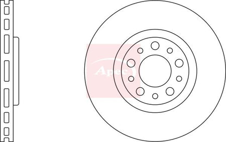 Apec DSK2500 Brake Disc - 1