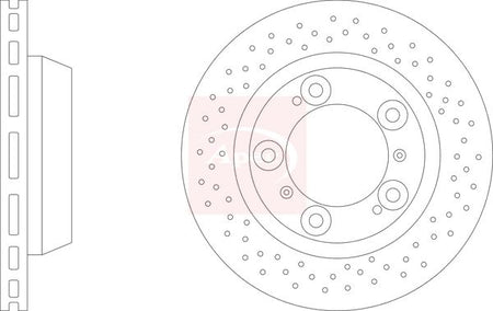 Apec DSK2503 Brake Disc - 1