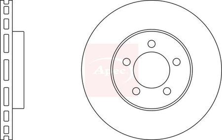 Apec DSK2510 Brake Disc - 1