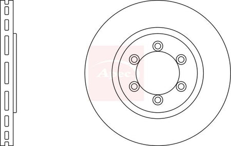 Apec DSK2512 Brake Disc - 1