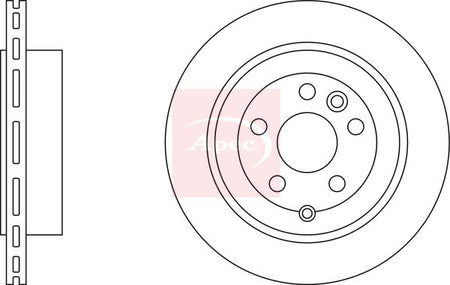 Apec DSK2521 Brake Disc - 1