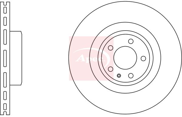 Apec DSK2541 Brake Disc - 1