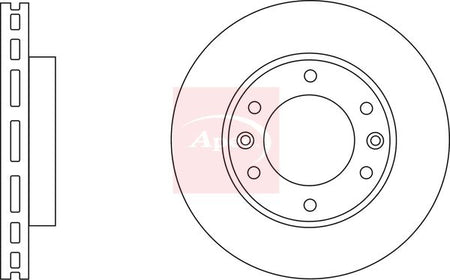 Apec DSK2565 Brake Disc - 1