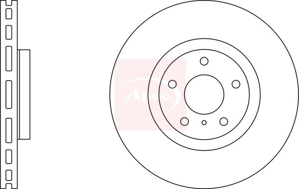 Apec DSK2567 Brake Disc - 1