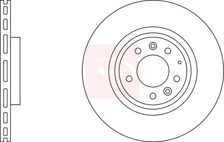 Apec DSK2571 Brake Disc - 1