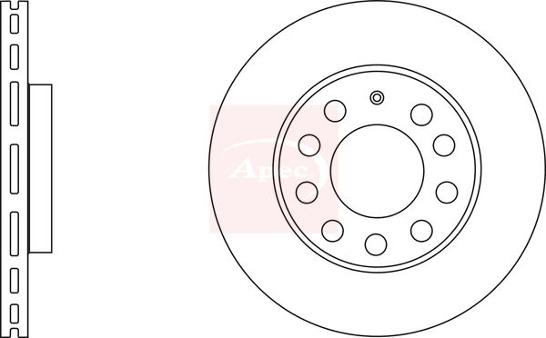 Apec DSK2577 Brake Disc - 1