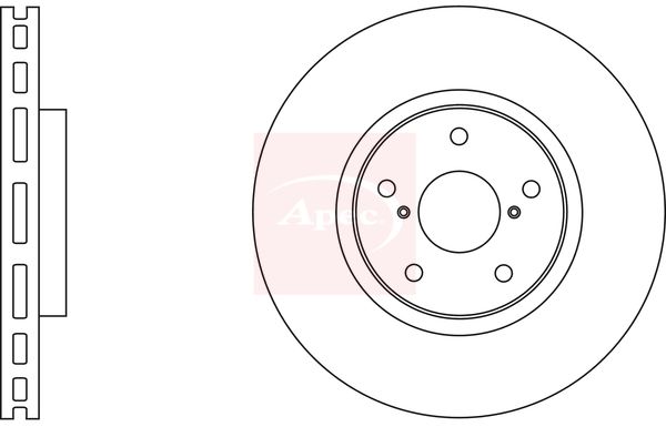 Apec DSK2583 Brake Disc - 1