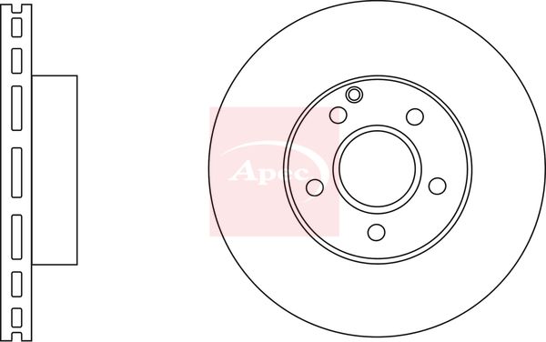 Apec DSK2585 Brake Disc - 1