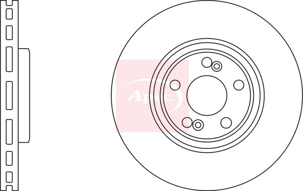 Apec DSK2590 Brake Disc - 1