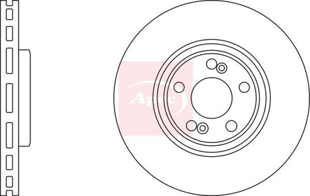 Apec DSK2590 Brake Disc - 1